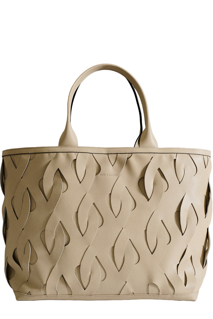 Roads Nappa Leather Hand Woven Tote Bag