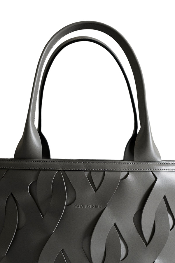 Roads Nappa Leather Hand Woven Tote Bag
