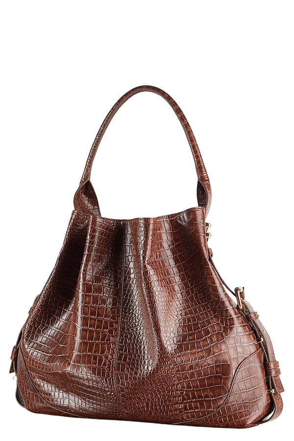 Basket Croco Bag