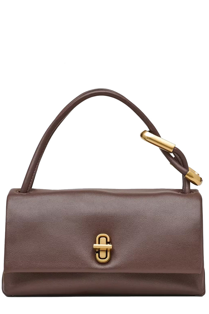 The Mini Leather Dual Top Handle Bag