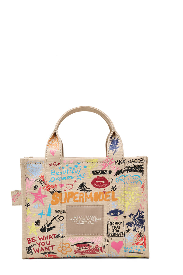 The Small Punk Scribble Canvas Tote Bag