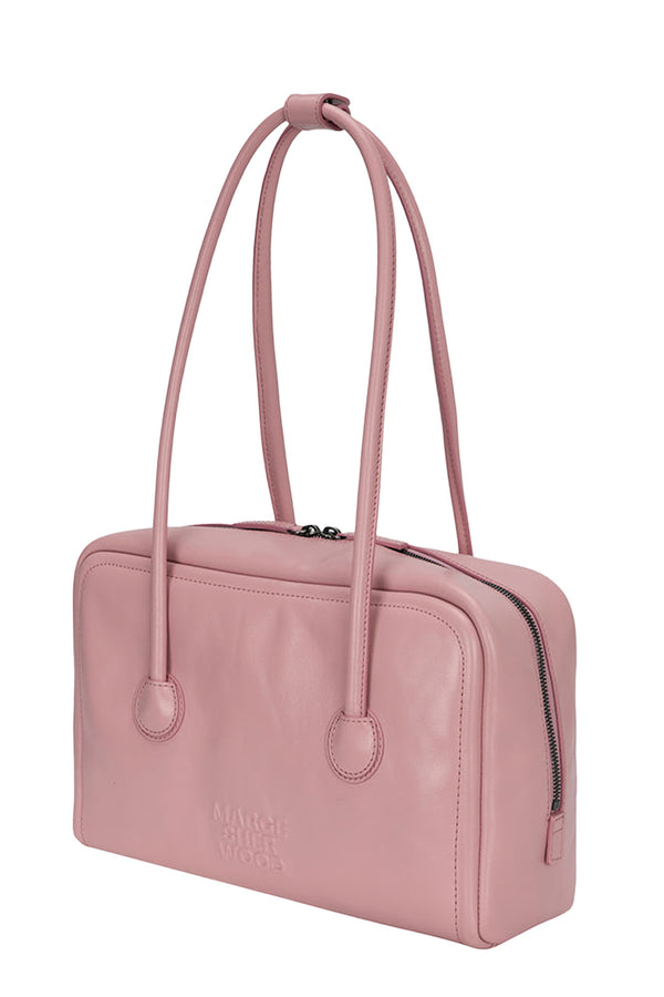 Soft Boston Crinkle Leather Bag