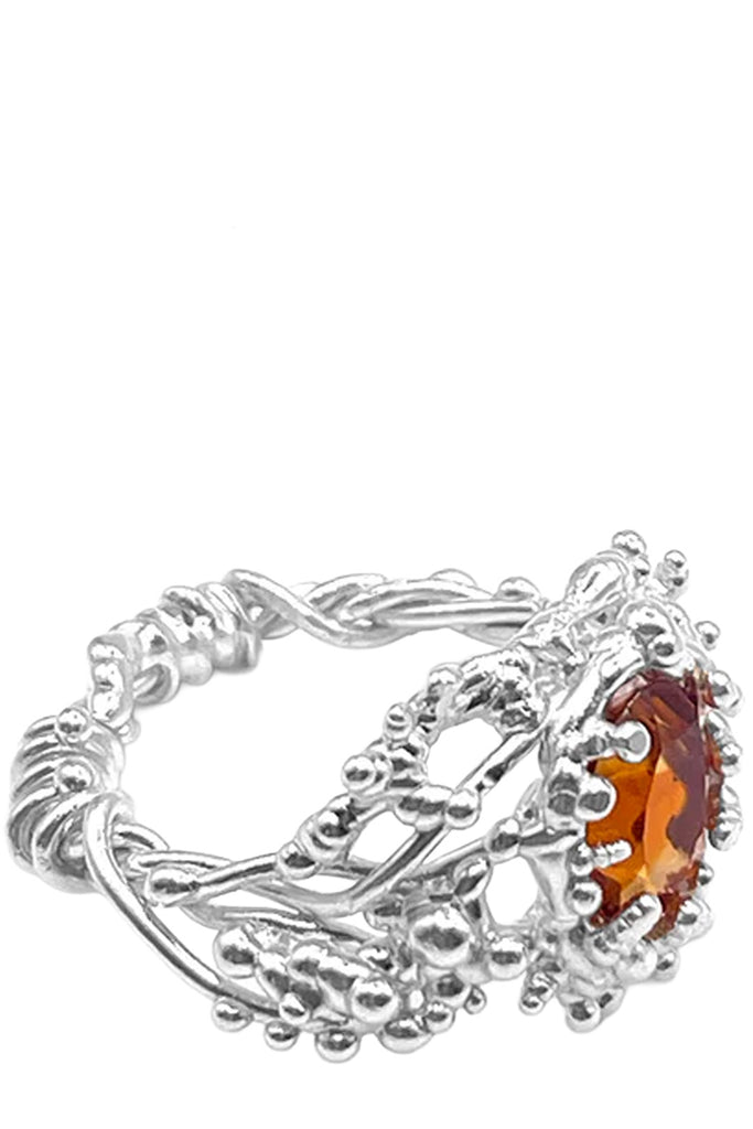 Coral Grenat Big Ring