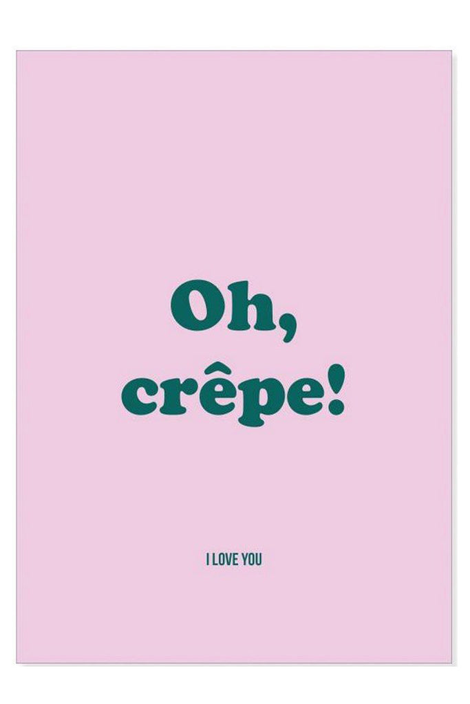 Oh Crepe Postcard