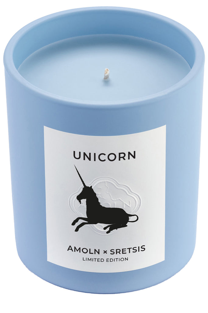 The Unicorn 9,5 oz / 270 g Candle from the brand AMOLN