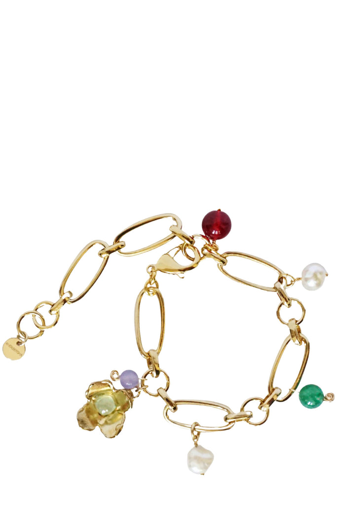 The Charm bracelet in gold and multicolor from the brand ANITA BERISHA