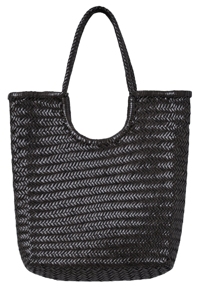 Big Bamboo Triple Jump Woven Leather Bag