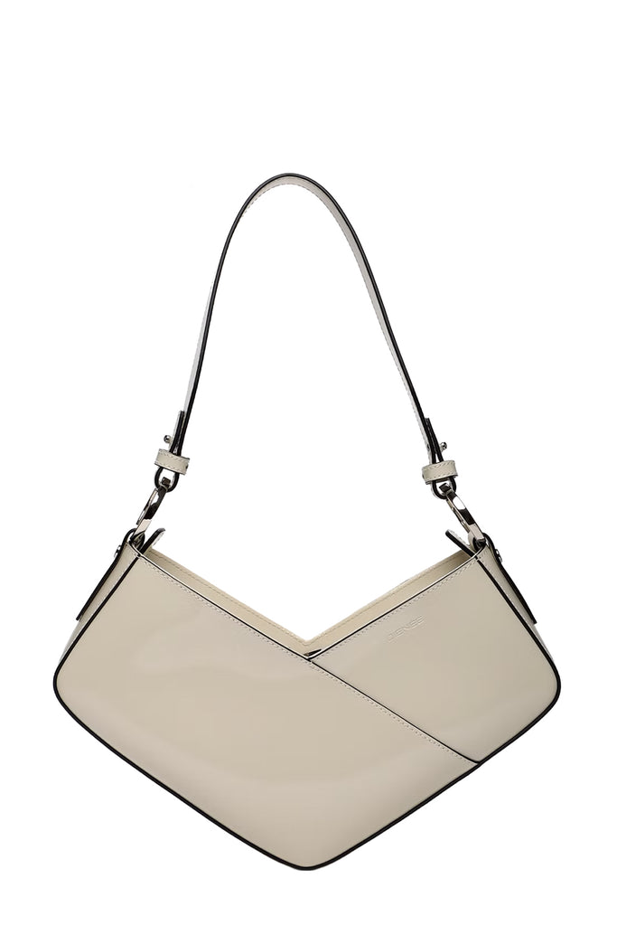 Venere Cube Semi Patent Leather Bag