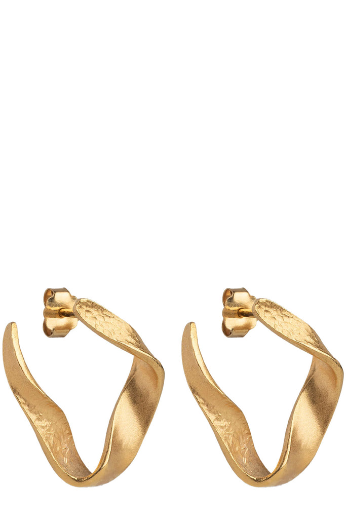 The Dalia earrings in gold colour from the brand ENAMEL COPENHAGEN