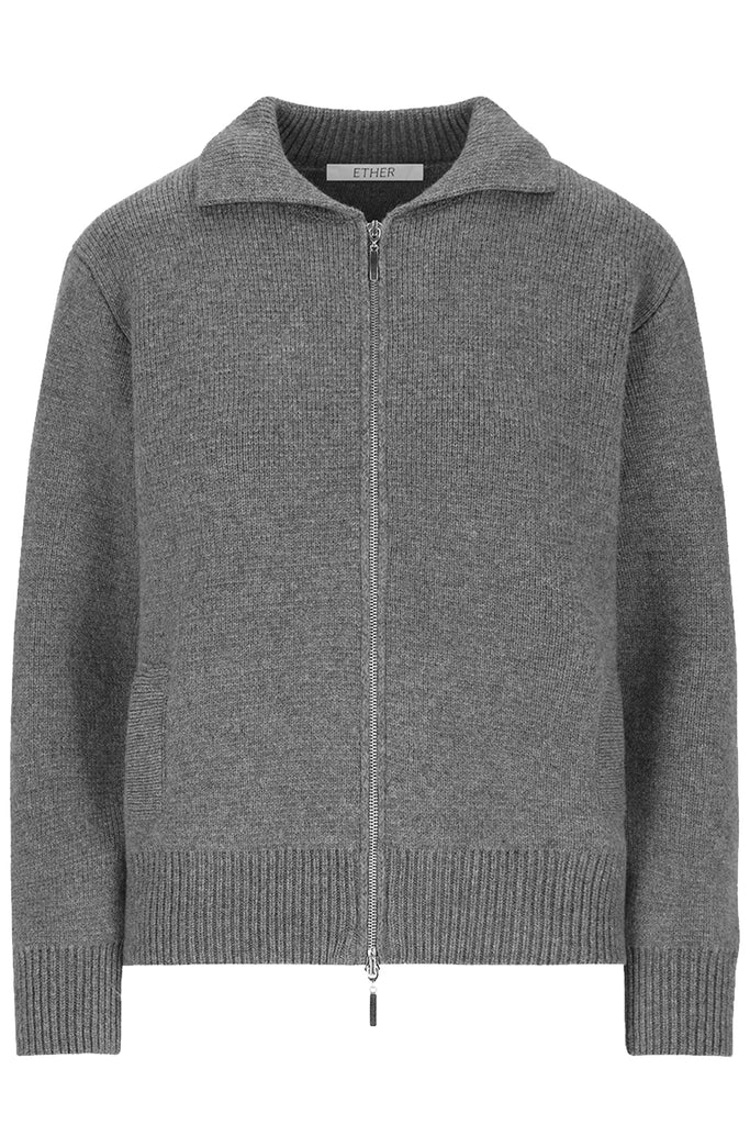 Bomber Zip Cardigan