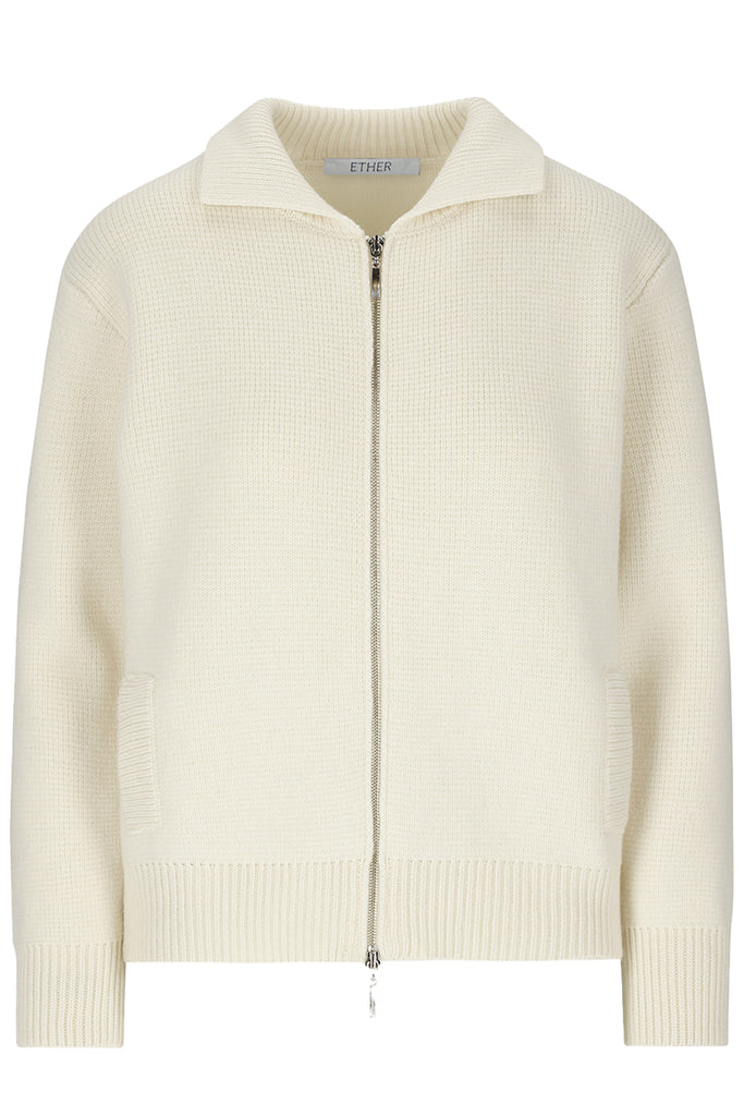 Bomber Zip Cardigan