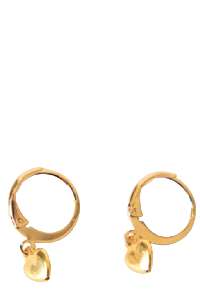 Hannah Heart-Charm Earrings