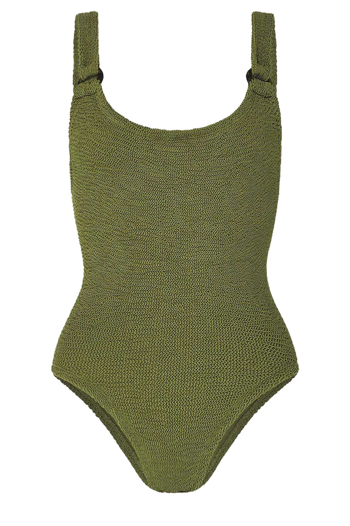 Domino Ring-Detail Swimsuit