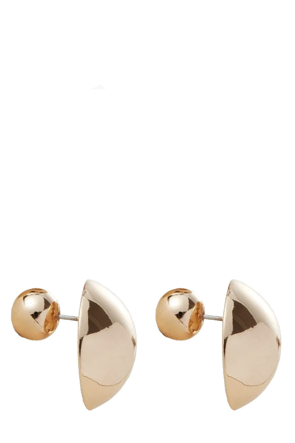 The Aurora earrings in gold colour from the brand JENNY BIRD