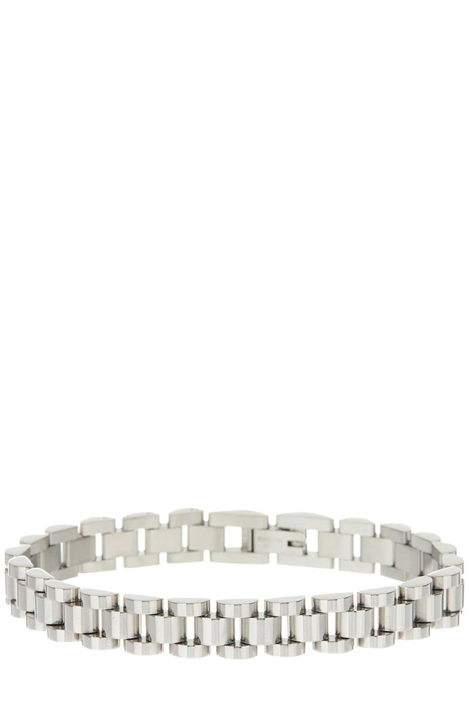 The Timepiece bracelet in silver colour from the brand LUV AJ