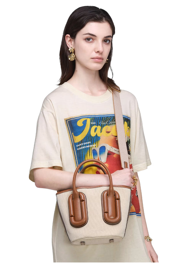 Babe Small Tote In Canvas