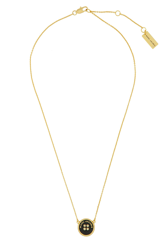 Button Pendant Necklace