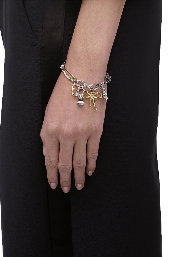 Grunge Glam Charm Bracelet