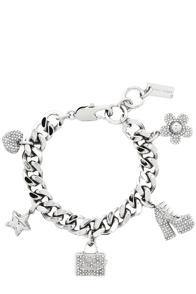 Mini Icon Pave Charm Bracelet
