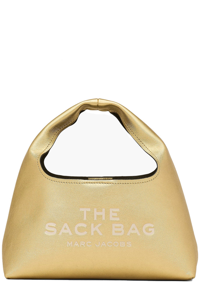 The Metallic Leather Mini Sack Bag