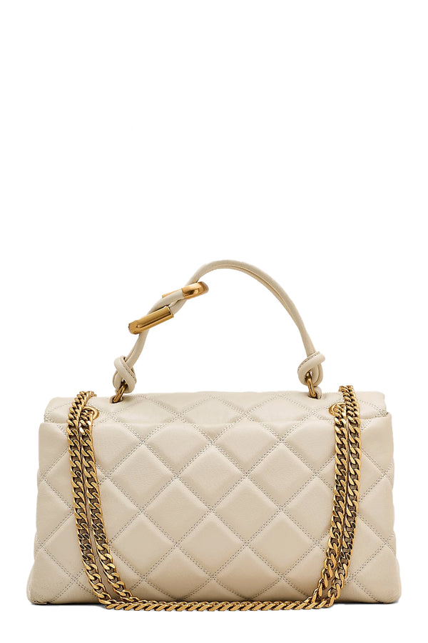 The Quilted Leather Dual Shoulder Bag