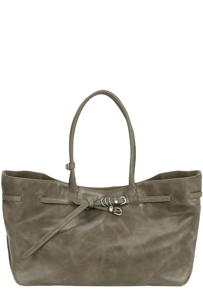 Grandma Used Large Pull-Up Leather Bag