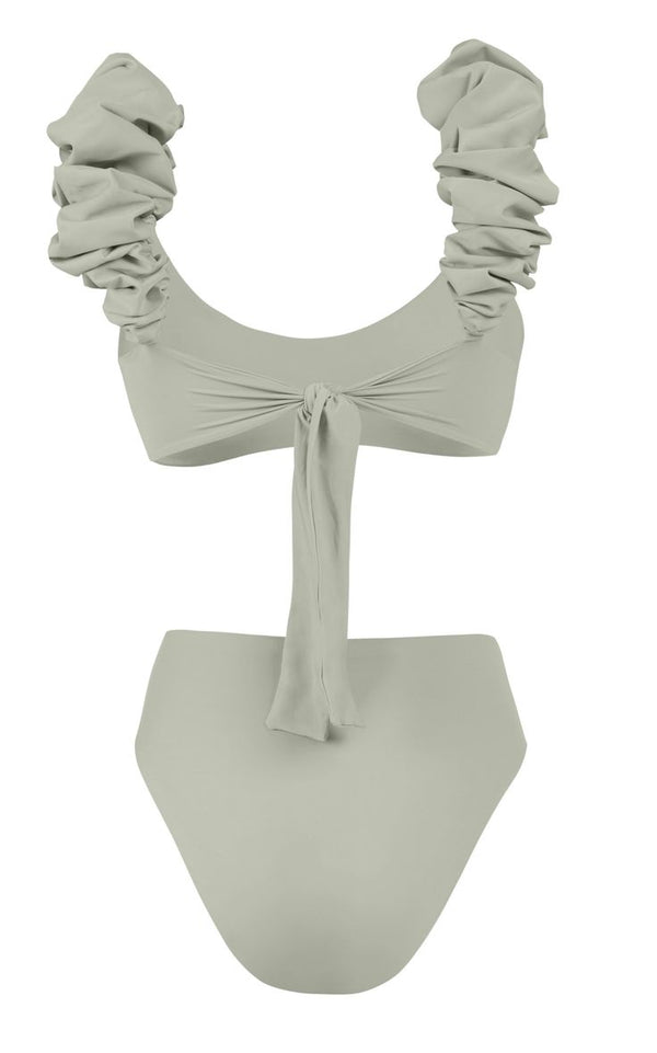 Cotta Ruffled Bikini
