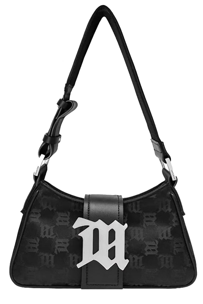 Nylon Monogram Shoulder Small Bag