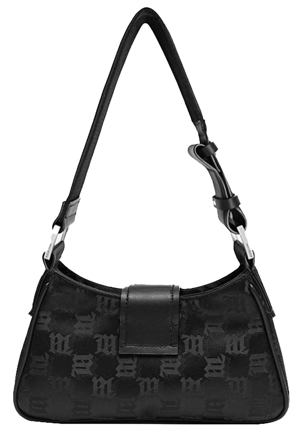 Nylon Monogram Shoulder Small Bag