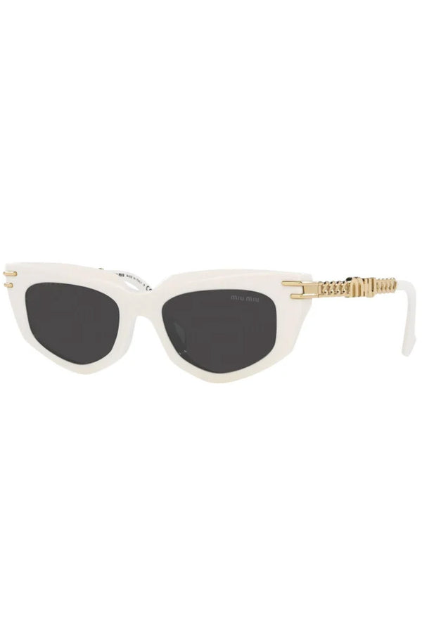 The cat-eye metal-temple sunglasses from the brand MIU MIU