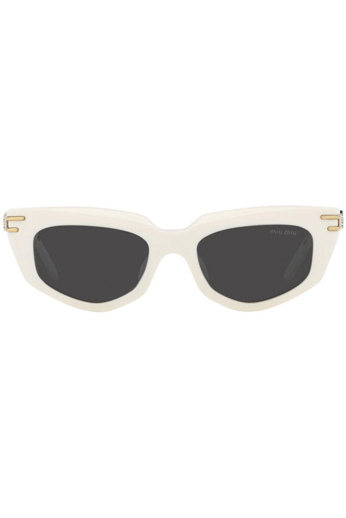 The cat-eye metal-temple sunglasses from the brand MIU MIU