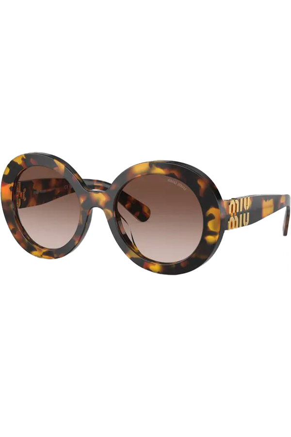 Oval Bold-Frame Logo-Embellished Sunglasses