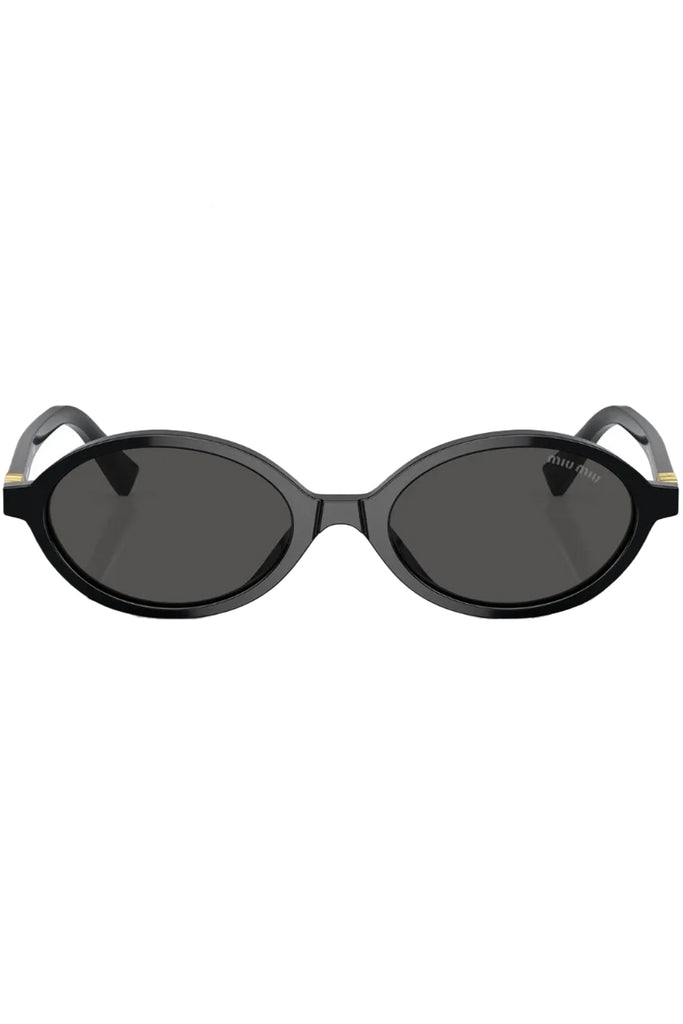Oval-Frame Regard Logo-Embellished Sunglasses