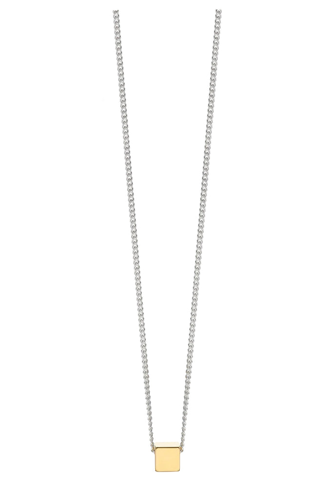 Box Necklace Gold