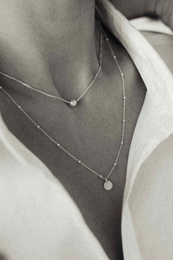 Bubble Necklace Silver