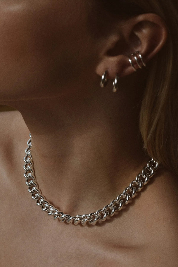 Chunky Necklace Silver