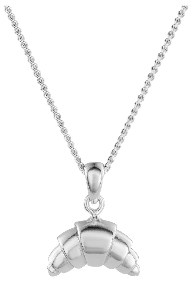 Croissant Necklace Silver