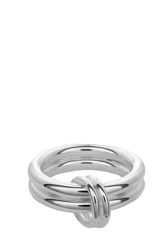 Double Ring Silver