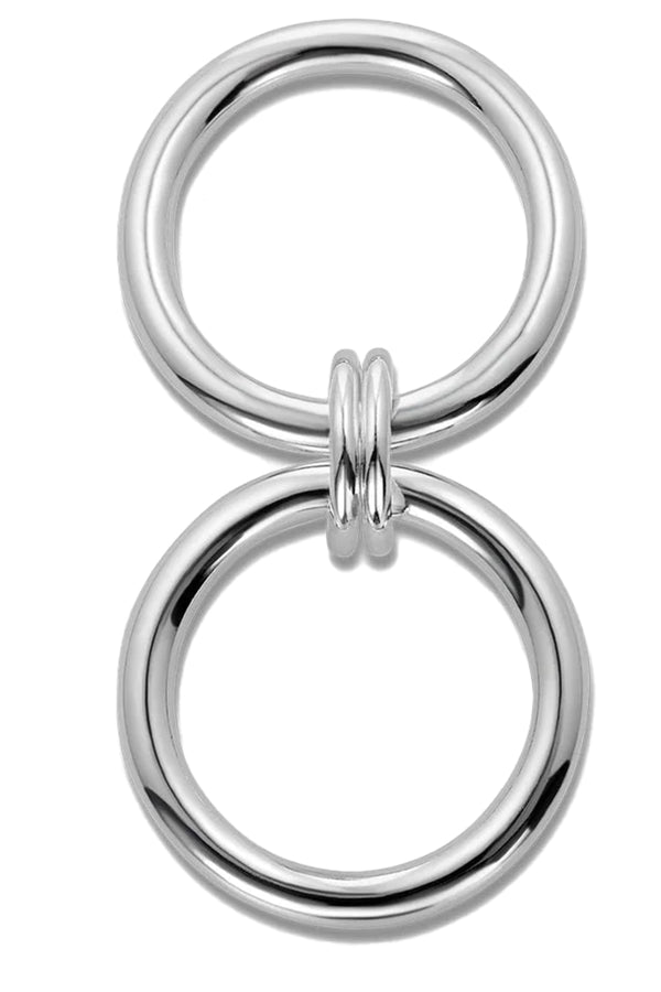 Double Ring Silver