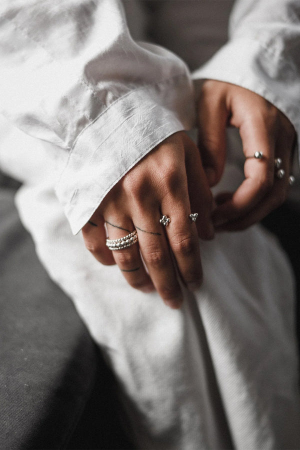 Mills Bomb Multisize Ring Silver