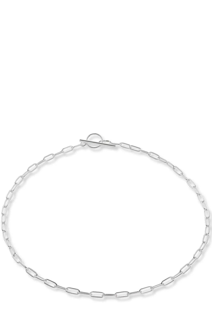 Paper Clip Choker Silver