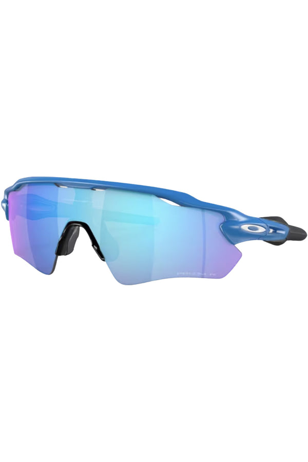 The Radar EV Path Sunglasses in matte sapphire and prime sapphire colours from the brand OAKLEY