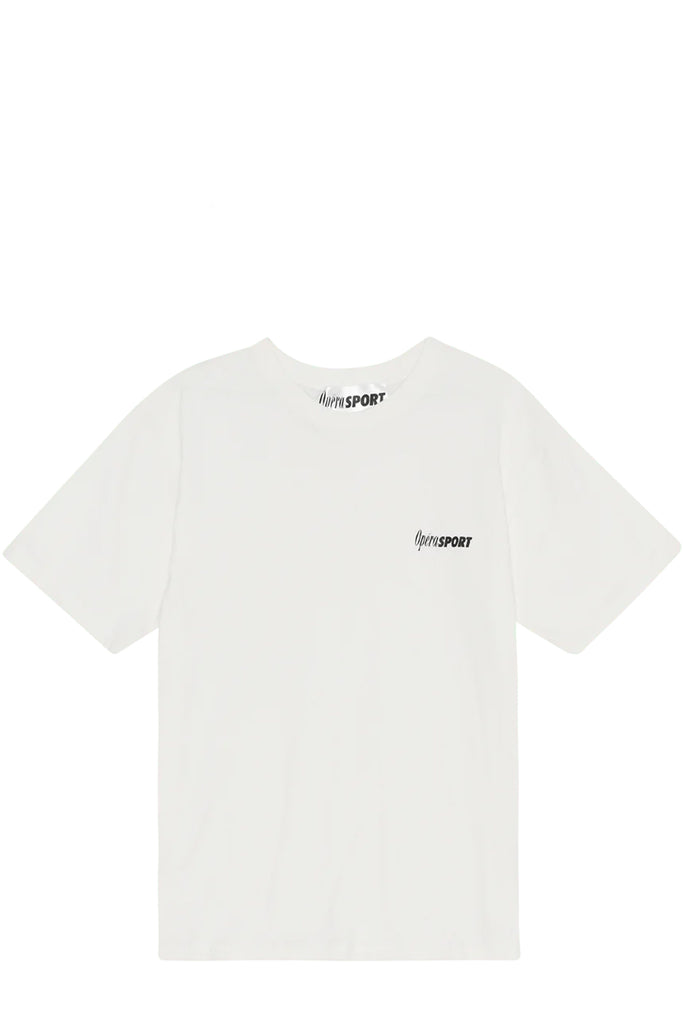 The Claude Unisex Cotton T-Shirt in white colour from the brand OpéraSport