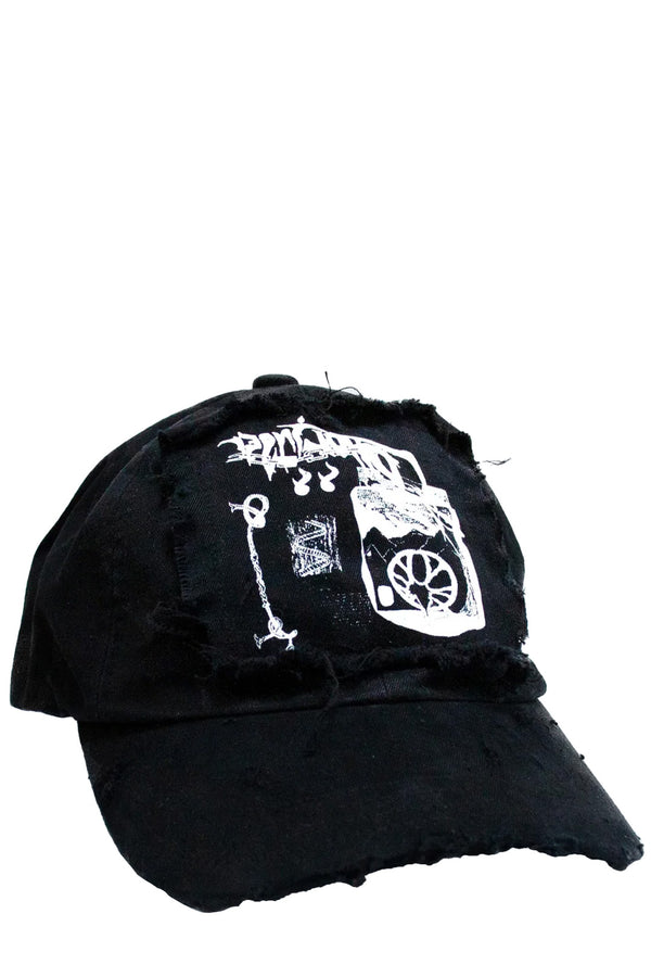 The Otto cotton baseball cap in black color from the brand OTTOLINGER