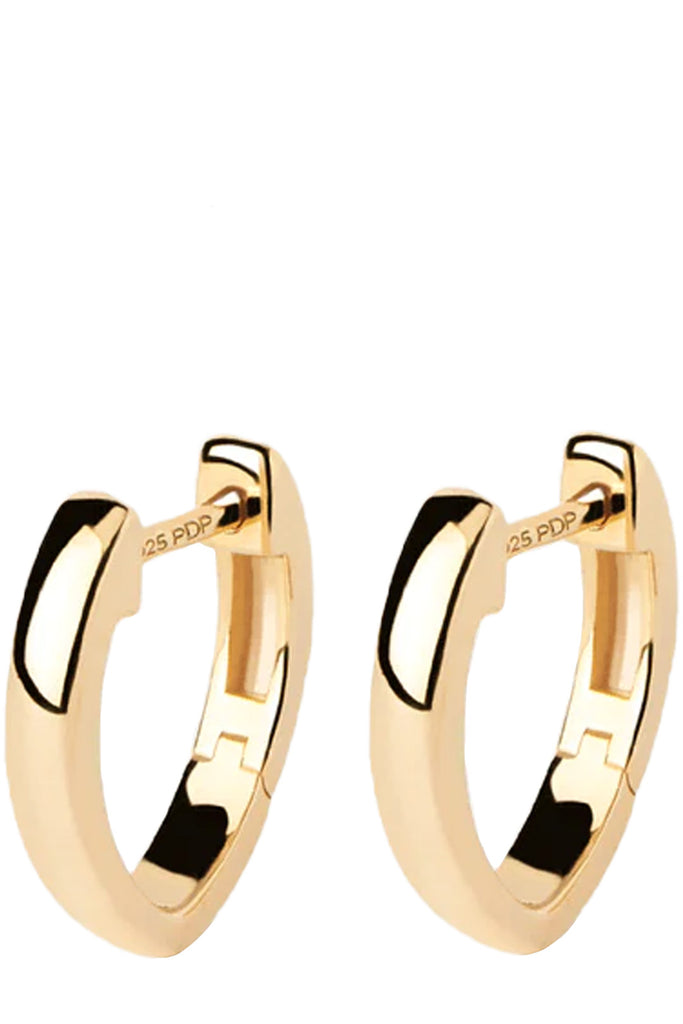 The Duke hoop earrings in gold colour from the brand P D PAOLA