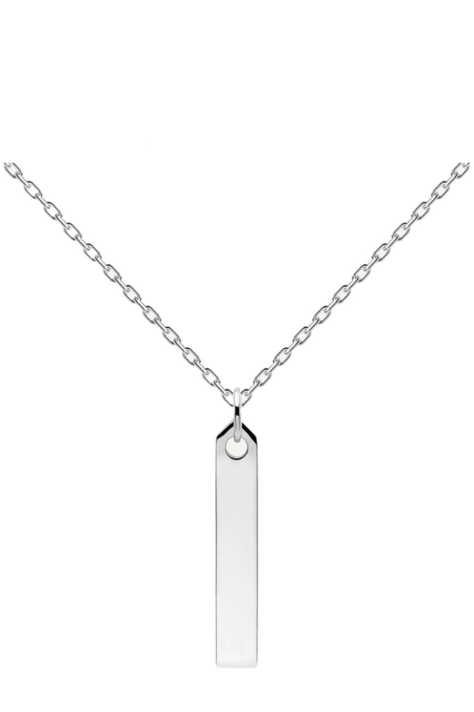 The Flame necklace in silver colour from the brand P D PAOLA