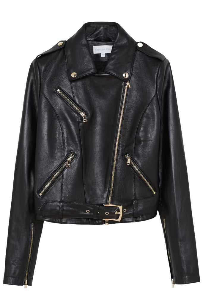 Belted Biker Jacket