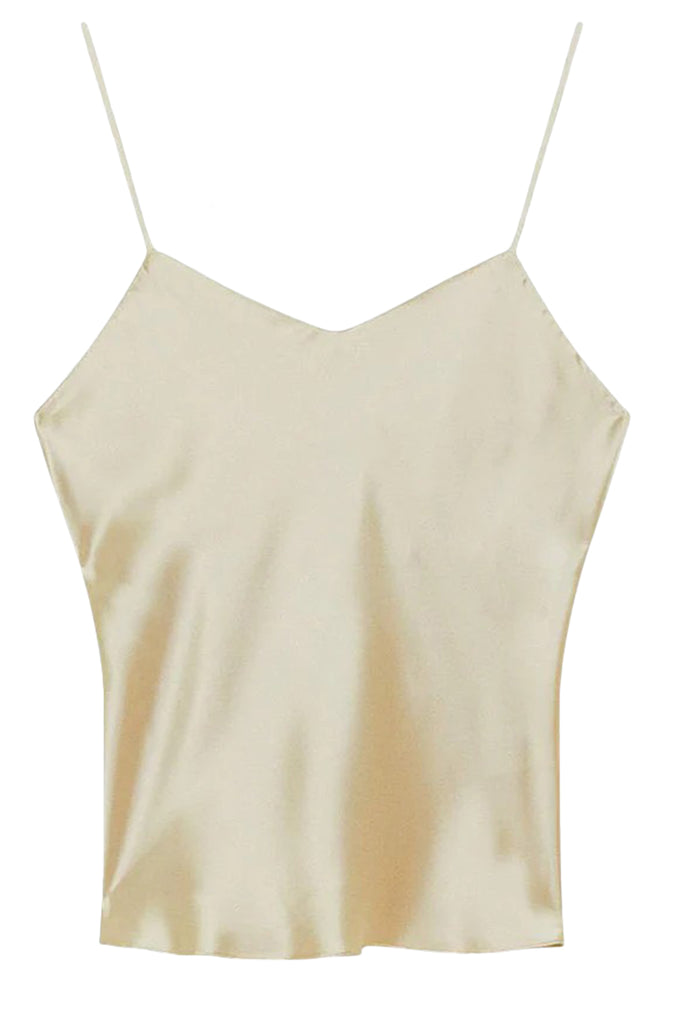Satin Skinny Bustier Top