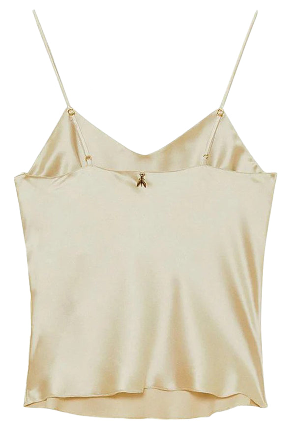 Satin Skinny Bustier Top