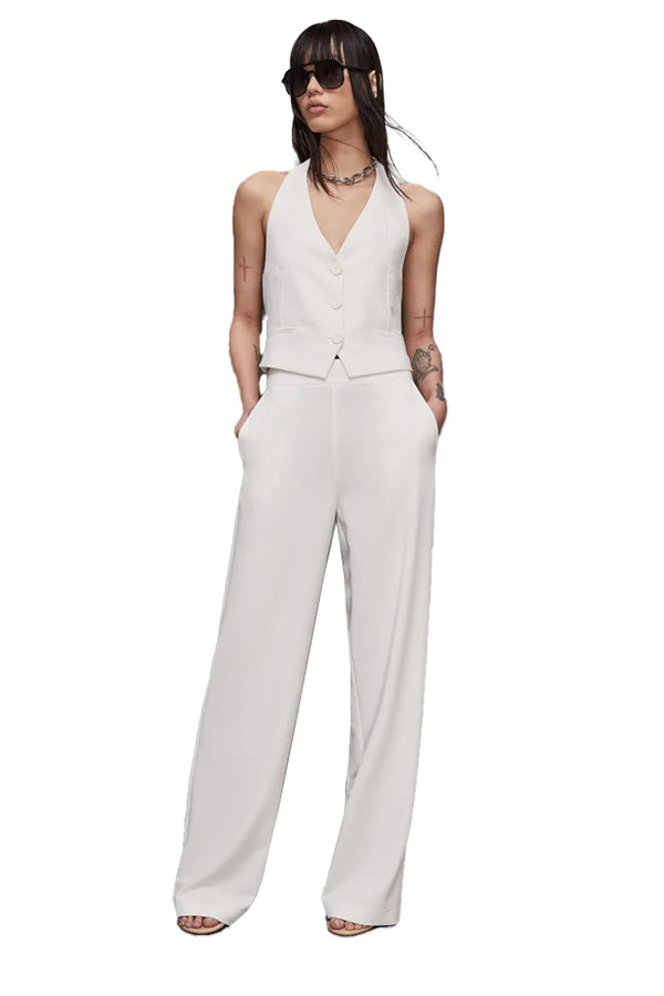 Straight Crepe Pants